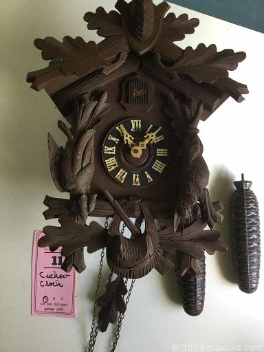 MaxSold Auction: This online auction features Belleek, Royal Doulton, Lenox, cuckoo clock, 14k and sterling jewelry, furniture such as display cabinet, Asian corner cabinet, Harvard chair and antique wooden table, home decor, tableware, glassware and much more!