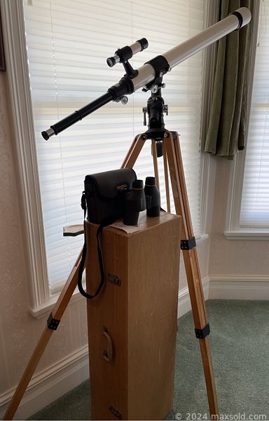 MaxSold Auction: This online auction features 52” Vizio TV, framed artwork, fine china, end tables, small kitchen appliances, books, CDs, DVDs, telescope, glassware, lamps and much more!