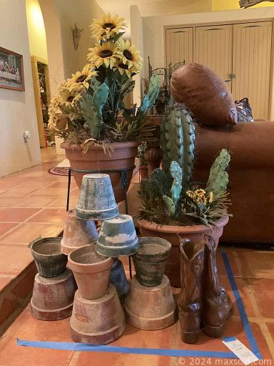 MaxSold Auction: This online auction features furniture such as outdoor chairs, filing cabinets, twin-sized bed frame, Lane chest, children's table and chairs, dining table set, reclining loveseat and more, kitchenware, small kitchen appliances, lawnmower, Christmas decor, power tools, hand tools, floodlights, lawn care supplies, cactus lamp, plastic fuel containers, decor, Simpson generator, linens, wall hangings, office supplies, albums, TV and much more!