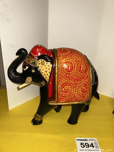 MaxSold Auction: This online auction features stamping machine, Royal Doulton figures, soapstone figures, demitasse cups/saucers, elephant collection, sake set, African drums & masks, games,  Maasai statues, bar art, bar stools, mini bicycle collection, exercise equipment, viintage books, party supplies, marble eggs, clay art, and more!