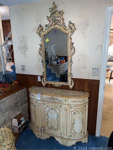 MaxSold Auction: This online auction includes furniture such as nightstands, dressers, desks, chairs, cabinets, shelves, sofa and others, kitchenware, small kitchen appliances, vintage magazines, books, barware, clothing, shoes, accessories, lamps, vintage telephone, vintage floor scale, sports equipment, Limoges china, wall art, vintage luggage, cameras, pillows, brass horn, car care supplies, yard tools, suitcases, linens, figurines, decor, bathroom accessories and many many more!