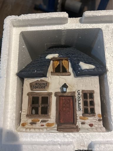 MaxSold Auction: This online auction features Belleek teacup, Heinrich dishware, tea sets,  Dept 56 village houses, antique water vase, scrapbooking supplies, James Madison decanters, glass plates, and much more!!