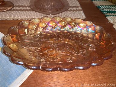 MaxSold Auction: This auction features Vintage Carlton Ware, Ruby Red Décor, Dressy utensils, Neoveda, Rogers, Oneida, Bisque and Brass, Depression-era pink glassware, a Mid-sized oak table,  just a comfy chair but a LIFT chair, a Cream Table Lamp, Occupied Japan Chubu dish, brass monkeys, Office Chair and office accessories, Bookshelf - Vertical Storage, Retro Golden Goblets, the Golden Shoe and much more!