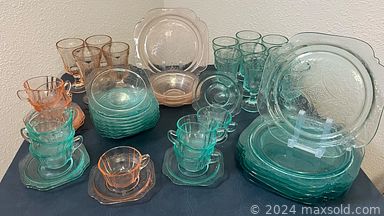 MaxSold Auction: This online auction includes furniture such as Eastlake style armchair and bench, vintage metal garage cabinets, outdoor armchairs, tractor seats, folding chairs, La-Z-Boy sofa, coffee table, piano stools, china cabinet, Ping Pong table, Danish MCM chair and others, antique victrola, vintage RCA radio, fly fishing poles, books, magazines, vinyl records, violin table lamp, seasonal decor, antique phone, carnival glass, Midcentury barware, kitchenware, Fenton glass, clothing, linens, electronics, sterling silver items, Kohler and Campbell piano, Brinkmann grill, garden supplies, vintage croquet set, hardware, tools and much more!