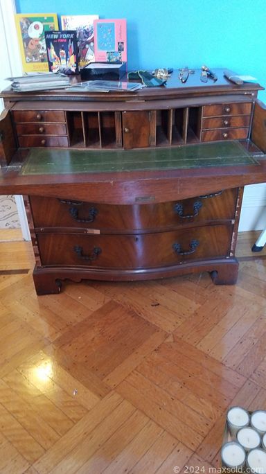 MaxSold Auction: This online auction features a China cabinet, hutch, platform bed frame, wooden file cabinet, Lazy Susan, cutlery, wall art, Bose and iPod, Royal typewriter, pottery, cultural collectibles and much more!