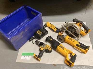 MaxSold Auction: This online auction includes BBQ gazebo, patio tables, dining table set, cabinets, MCM dressers, floral sofa, chairs, china cabinets and other furniture, clothing, accessories, Frigidaire freezer, kitchenware, small kitchen appliances, decor, seasonal decor,  lamps, wall art, tools, hardware, bar glassware, china, camping supplies, cleaning supplies, office supplies, travel bags and many more!