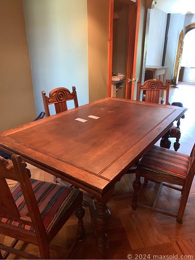 MaxSold Auction: This online auction includes statehood quarter collection, DVDs, vintage banker’s cabinet, horse equipment, Yamaha guitar, violin, furniture such as office chair, vanity bench, wood chairs, dining room table and wood buffet, dishware, glassware, sports equipment, vintage cameras, tools, hardware, metal shelving, fine china, computer accessories, lamps, holiday decor, framed art, and much more!