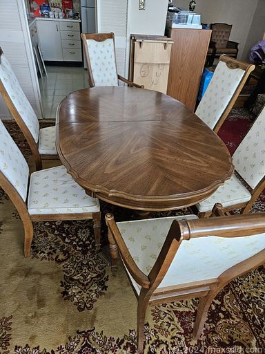 MaxSold Auction: This online auction includes furniture such as nesting tables, bookcase, side chairs, dining room table set, china cabinet, couch, teak cabinet, blanket chest and others, Mikasa dinnerware, glassware, oriental decor, vases, Luffman pottery, Jewish decor, Royal Doulton figurines, wall art, kitchenware, vinyl records, lamps, electronics, home health aids, accessories, mirror, cleaning tools and much more!