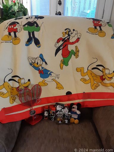 MaxSold Auction: This online auction features inversion table, art supplies, Christmas lot, M & M collectibles, lamps, brass figurine, art glass lot, DVD, child\'s golf bag, Toby mugs, CDs, Blue Mountain pottery, trinket dish lot, beer accessories, coke collectibles, candle holders, glass lamp shades, vintage vanity dresser set, cream & sugar, chess set, books, vintage binoculars, Royal Albert tea cups, Mayfair & Jackson mugs, salt/pepper shakers, cat teapots, sewing collectibles, sterling silver jewelry, Japan figurines, vintage railroad timetables, magazines,  Olympics collectible, Lion King collectible and much more.