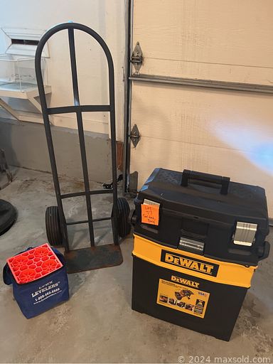 MaxSold Auction: This online auction features furniture such as a Cherrywood credenza, desk, tables, file cabinet, shelving units and others, Kenmore humidifier, Phillips TV, wall art, wetsuits, bird bells, bunny decor, decorative pitchers,lamps, vanity set, seasonal decor, kitchenware, small kitchen appliances, treadmill, Chinese decor, Remington bronze figures, floor lamp, mirror and much more!