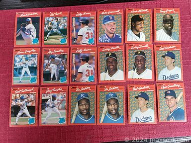 MaxSold Auction: This online auction features sports trading cards such as NHL scorecards, MLB Topps cards, NHL Upper Deck, MLB Legends cards, Fleer football cards, Upper Deck hockey cards, and Olympic hockey heroes book, sports action figures and much more!