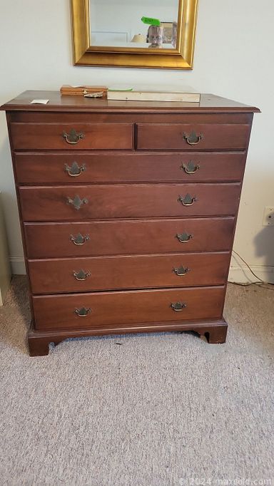 MaxSold Auction: This online auction features signed wall art, watches, 40” Sony TV, furniture such as marble pedestal table, dressers, antique chairs, and dining table, commercial metal shelving, books, power tools, yard tools, kitchenware and much more!