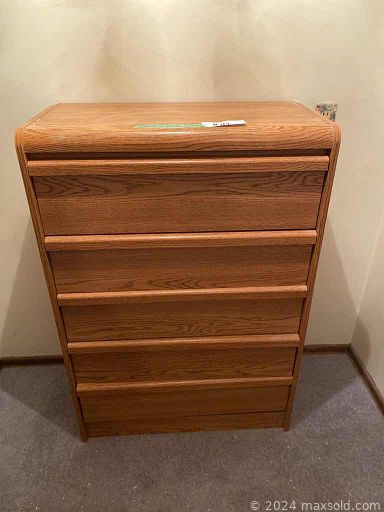 MaxSold Auction: This online auction features furniture such as a china cabinet, desks, shelving units, teak dining table, china cabinet, side tables and others, Kenmore stove, Kitchenaid fridge, chest freezer and others, linens, seasonal decor, kitchenware, small kitchen appliances, office supplies, lamps, Elna sewing machine, vintage radios, vintage Pyrex, household ceramics, Archie comics, games, Eagle decor, hats, vintage clothing, Bowflex tread climber, electronics and much more!