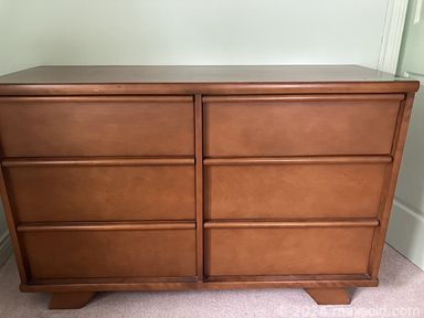 MaxSold Auction: This online auction includes furniture such as a china cabinet, dining table set, queen bedframe, midcentury shelving units, dressers, console table, upholstered chairs, loveseat, patio chairs and others, kitchenware, small kitchen appliances, china, silverplate, Royal Doulton and other figurines, seasonal decor, gardening tools,  BBQ grill, hand tools, power tools, office supplies, accordion, vintage Polaroid, board games, books, rugs, accessories, electronics, clocks and many more!