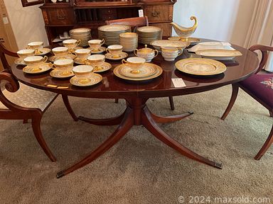 MaxSold Auction: This online auction features crystal ware, Lladro, cranberry glass, Lenox, sterling silver, furniture such as antique armchair, antique marble-topped table, Drexel dining table and chairs, antique breakfront hutch, Flexsteel sofa and vintage dressers, small appliances, 32” Vizio TV, lamps, sewing and embroidering machines, costume jewelry, framed wall art, women’s clothing, LPs and much more!