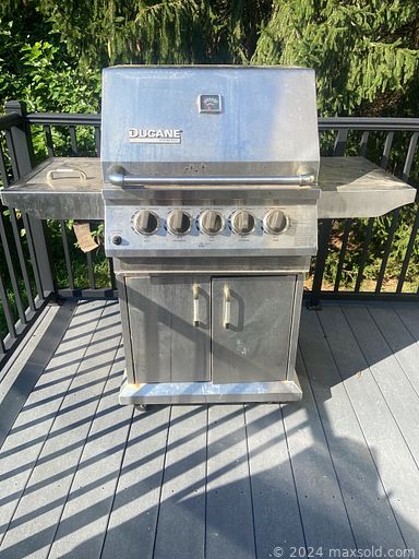 MaxSold Auction: This online auction includes furniture such as a buffet table, folding tables, end tables, shelving units, velvet chaise, wicker patio set, chairs, La-Z-Boy desk chair, bar stools and others, GE standing freezer, seasonal decor, Ducane grill, wine rack, accessories, wall art, sports equipment, bedding, Craftsman shop vac, decor, linens, small kitchen appliances, kitchenware, electronics, Steiner binoculars, faux tropical plant, floor lamp, sculpture stand, Noritake china and more!