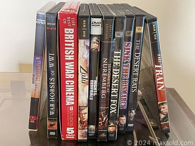 MaxSold Auction: This online auction features stereo system, classical and movie soundtrack vinyl LPs, historical and epic film DVDs, VHS, audio cassettes and much more!