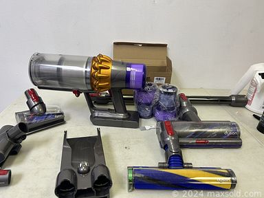 MaxSold Auction: This online auction includes a Bella air fryer, tortilla press, cat litter box, clothing, jewelry, accessories, tools, hardware, extendable hose, faux brick wall panels, Dyson vacuum, sports accessories, electronics, stuffed toys, air compressor, Fujifilm camera, tapes, inks, grow light, LED strip lights, Scalextric motorcycle model, French flashcards, white flag poles and much more!