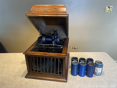 MaxSold Auction: This online auction features antique stereoscope viewer, pewter miniatures, art glass, antique Disney light shades, art pottery, astrological/oracle cards, vintage bottles, DVDs, vintage Foo dogs, wood carvings, tasseography teacup, uranium glass, milk glass, vintage cadmium bowl, antique phonograph & edison cylinder records, beer steins, MCM ashtrays, depression glass, Fenton glass, glass insulators, vintage tins, souvenir spoons, vintage toys, vintage camel saddle, Folk Art miniatures, vintage books, games, milk glass, vintage jewelry, secretary desk, and much, much, more!!!