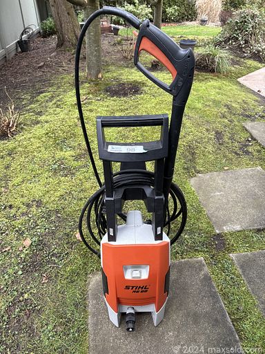 MaxSold Auction: This online auction features pecan wood dining room furniture, hand tools, hardware, outdoor games, yard tools, refrigerator/freezer, lawnmower, leather furniture, TVs, DVDs, office supplies, vinyl records, camping gear, costume jewelry,   collector plates, desks, power washer, BBQ grill, patio furniture, and much, much, more!!!