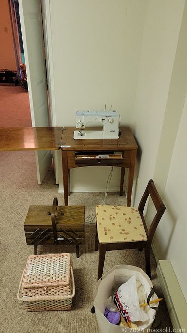 MaxSold Auction: This online auction includes furniture such as tables, metal racks, cabinets, sofa chairs, dresser, bench, nightstands, couch and others, Royal Worcester and other china, kitchenware, small kitchen appliances, lamps, clothing, shoes, jewelry, accessories, mirrors, linens, glassware, decorative plates, coins, clocks, vintage rotary phone, Tic Tac Toe board game, DVDs, electronics, toys, decor, art supplies, Elna sewing machine, rugs, wall art, office supplies, seasonal decor and many more!