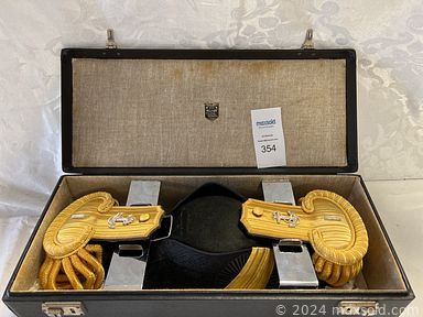 MaxSold Auction: This online auction features military, patches, pins, dog tags, ribbons, & metals, men’s & women’s military caps & hats, vintage lighters, epaulet set, vintage computer, beer taps, collector cards, ephemera, and much more!!