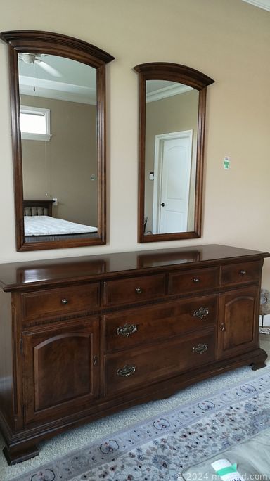 MaxSold Auction: This online auction features various wall arts, mirrors, framed paintings, library stool, area rugs and Royal Doulton figurines. Electronics such as printers, Ninja blender, microwave, and cappuccino maker. Includes various kitchenware such as pottery bowls, pitchers, small trays and Pyrex. Includes furniture such as chairs, dining table, chair and ottoman, sofa, armchair and much more!