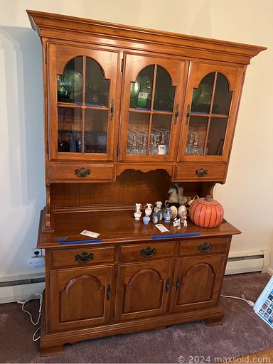 MaxSold Auction: This online auction features sports memorabilia, Brunswick pool table,  framed artwork, men and women’s jewelry, furniture such as carved antique chair, upholstered armchair, Ethan Allen table with chairs, bookcases, chests of drawers and entertainment unit, power tools, yard tools, hardware, area rugs, Whirlpool freezer, GE washer, Whirlpool dryer, handbags, exercise equipment, office supplies, lamps and much more!