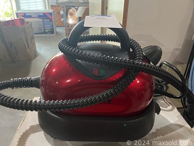 MaxSold Auction: This online auction features steam cleaner, small kitchen appliances, Schonber crystals, vacuum, power & hand tools, desk, cameras, saxophone, nutcrackers, model trains, exercise equipment, watches, camping gear, BBQ grill, garden pots and much more!