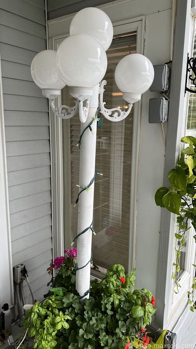 MaxSold Auction: This online auction features vintage pewter tea set, gold-tone trunk, mirrored plant stands, BBQ grill, patio furniture, telescope, stoneware crock, desk/dresser combo, inversion table, refrigerator, garden pots, Legos, brass bed, acoustic guitars, live plants and much more!