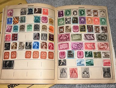 MaxSold Auction: This online auction features stamp collection, art pottery, binoculars, fishing gear, office supplies, yard tools, snow thrower, garden supplies, sewing machine, sports trading cards, games, camping gear, jewelry, fitness gear, hand tools, desks, golf clubs, art supplies, upright piano, telescope, printer, small kitchen appliances, vinyl records, sports collectibles, and much more!!!