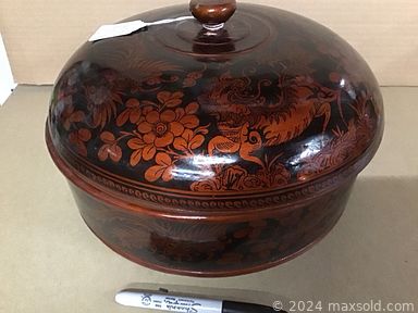 MaxSold Auction: This online auction includes a 1950s Asian lidded bowl, brass ceremonial stirrups, comic books, comic and movie art prints, Xbox games, DVDs, vintage Playmobil, Squid Game mugs, glassware, board games, vintage Pez, Magic the Gathering cards, vinyl records, Barbie dolls, vintage aircraft models, Hot Wheels, antique implements, wall art, travel case and much more!