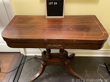 MaxSold Auction: This online auction features Lladro figurine, bistro table & chairs, TVs, area rugs & runners, table lamps, board games, printer, collectible plates, teacup/saucer sets, stereo system, DVDs, Tom Thomson print, diecast models, wood sculptures, outerwear, desk & chair, hand tools, and much, much, more!!