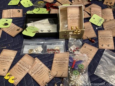 MaxSold Auction: This online auction features collectibles such as vintage paper ephemera, vintage books, and vintage signs, home decor, fashion jewelry, handbags, signed artwork and much more!