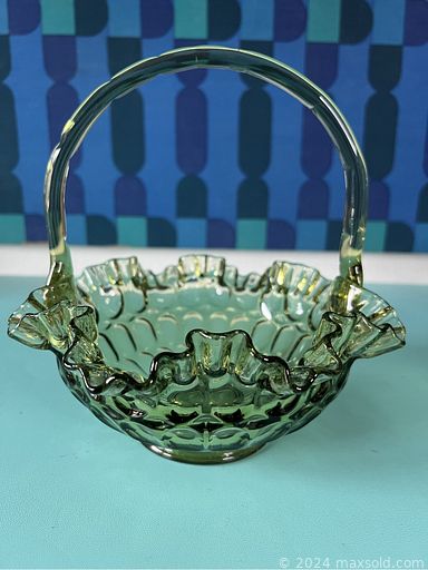 MaxSold Auction: This online auction features Fenton glass, Avon Cape Cod Ruby Red glass, milk glass, art glass, vintage Pyrex, Carnival glass, Depression glass, and much more!