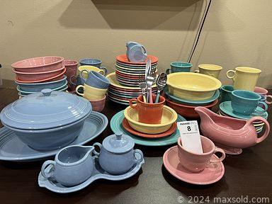 MaxSold Auction: This online auction includes furniture such as a headboard, nightstands, chairs, curio cabinet, metal cart, Bernhardt china cabinet, egg patio chair, wardrobe, chest, dressing table, armchairs and others, yard tools, garden decor, seasonal decor, rug, toys, kitchenware, small kitchen appliances, baseball hats, electronics, David Winter cottages, linens, Nippon and other china, Hummel figures, Denver Broncos memorabilia, pottery and much more!