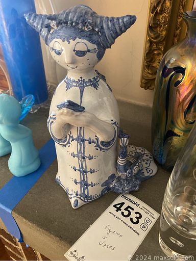 MaxSold Auction: This online auction includes furniture such as tables, chairs, china cabinets, carved wooden server, vintage wood bed, barrister bookcase, Hamilton Chicago piano, desk and others, Fostoria glassware, Royal Albert and other china, Fenton and other figurines, lamps, carved wood panels, books, mirrors, artworks, Victrola, silverplate, rain barrel, scrap wood, tools, hardware, window air conditioner, jalousie door, ladder, McCullough chainsaw, Toro snowblower, yard tools, camping supplies, garden decor and much more!