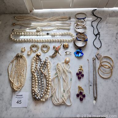 MaxSold Auction: This online auction features original artwork, baby grand piano, furniture such as console cabinet, chaise lounge, table and chairs sets, sectional couch, French Louis XV style dressers, bench and twin beds, lamps, yard art, camping supplies, costume jewelry, vintage toys, kitchenware and much more!