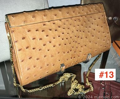 MaxSold Auction: This online auction features Nigerian-carved ebony bust, designer handbags & wallets,  designer sunglasses, framed needleworks, art glass, sports bags, carpet bag, ladies coat, designer men’s shoes, MCM coffee table, teak furniture, art pottery, silk ties, men’s leather jackets, and much, much, more!!!