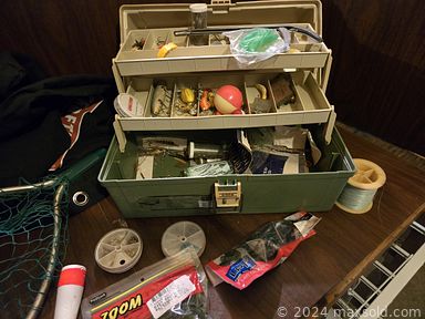 MaxSold Auction: This online auction features children’s books, antique books, vintage console organ, shoe racks, power tools, antique secretary, coins, small kitchen appliances, fishing gear, smoker, fitness gear, and much more!n