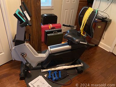 MaxSold Auction: This online auction features furniture such as cabinets, wicker table set, headboards, bedframes, dressers, side tables, shelving units, TV stand, desk, chairs and others, kitchenware, small kitchen appliances, mirrors, media, wall art, decor, hardware, home health aids, exercise equipment, clothing, shoes, accessories, jewelry, musical instruments, office supplies, music stand, safe, Asian decor, vacuums, seasonal decor, golf, garden tools, piano and much more!