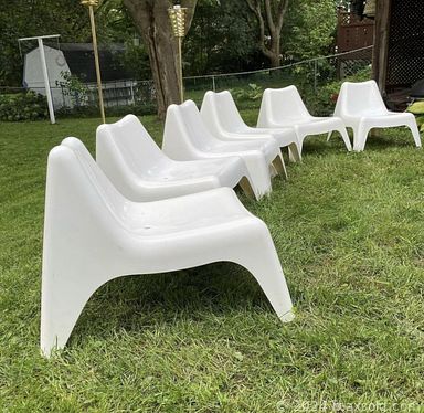 MaxSold Auction: This online auction features stoneware crocks, vintage brass collectibles, lady head vases, Thomas Sandell chairs, vintage Pyrex, vintage cookie jars, MCM pottery, amber glass, vintage kitchen appliances, vintage jewelry, antique bottles, Scooby Doo collectibles, art pottery, Wade Red Rose tea figurines, vegetable salt & pepper shakers, vintage video systems & games, vintage magazines, original Steiffs and much more!