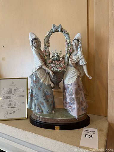 MaxSold Auction: This online auction features stereo equipment, CDs, golf clubs, toys, Legos, TVs, board games, Sitzendorf figurines, small kitchen appliances, plant pots, glass top table, Lladro figurines, beer steins, bar stools, art glass, DVDs, art pottery, area rugs, leather sectional couch, watches, wood carving, decorative plates, violin, bronze sculpture, garden art, patio furniture, men’s & women’s clothing, bike, keyboard, camera lenses, curio cabinets, and much more!