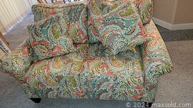 MaxSold Auction: This online auction features outdoor planters, patio furniture, vintage egg cups, bedroom set, Thomasville china cabinets, teacup/saucer sets, Disney collector plates, kitchenware, Willow Ware, table linens, sewing machine & supplies, solid wood desk, office supplies, art supplies, pet supplies, refrigerator, vinyl records and much more!