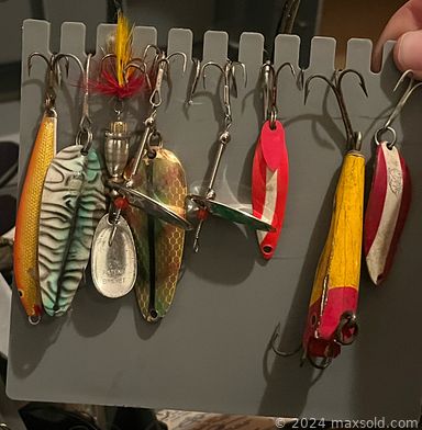 MaxSold Auction: This online auction includes furniture such as Eastlake style armchair and bench, vintage metal garage cabinets, outdoor armchairs, tractor seats, folding chairs, La-Z-Boy sofa, coffee table, piano stools, china cabinet, Ping Pong table, Danish MCM chair and others, antique victrola, vintage RCA radio, fly fishing poles, books, magazines, vinyl records, violin table lamp, seasonal decor, antique phone, carnival glass, Midcentury barware, kitchenware, Fenton glass, clothing, linens, electronics, sterling silver items, Kohler and Campbell piano, Brinkmann grill, garden supplies, vintage croquet set, hardware, tools and much more!