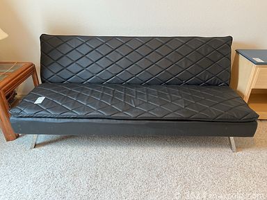 MaxSold Auction: This online auction features antique dresser, area rug, glass dining table, wine rack, power lift chairs, DVDs, office desk & chair, futon, portable kitchen island, exercise equipment, vintage stadium chairs, and much more!