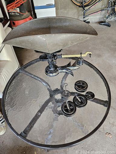 MaxSold Auction: This online auction includes tables, bench, chairs, lamps, wall art, kitchenware, frames, candles, decor, Celestron telescope, firescreen, games, scale, light fixtures, rugs, seasonal decor, picnic set, bathroom accessories, linens, pottery, baskets, containers and much more!