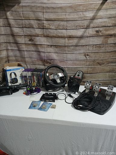 MaxSold Auction: This online auction features small kitchen appliances, air compressor, power & hand tools, office supplies, cameras, men’s, women’s, &  children’s clothing, craft supplies, toys, wood sculptures, bar stools, rattan throne chair, jewelry, fitness gear, and much, much, more!!