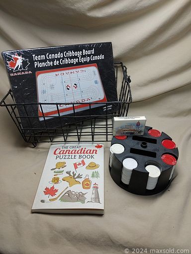 MaxSold Auction: This online auction features vinyl records from Led Zeppelin, Pink Floyd, The Beatles, Helix, John Lennon. John Denver, The Doors, Alice Cooper and others, books, tapes, collector plates, metal rack, wall art, serving ware, cribbage board, Ozzy DVD and much more!