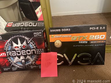 MaxSold Auction: This online auction features Calphalon pans, American flag dishware, kitchenware, small kitchen appliances, computer mat, garage door opener, kids toys and items, picnic table, garden tools, trimmers, leaf blower, linens, stethoscope, freezer, Panasonic TV pedestal, gaming graphic cards, sewing machine, Billy Bass decor, vacuum, laser printer, wall decor and much more!